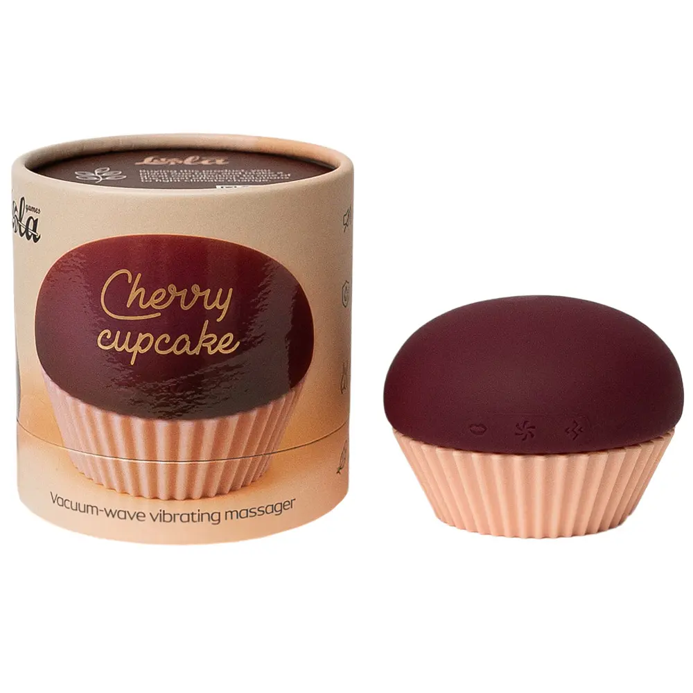 Вакуумний стимулятор клітора з вібрацією Lola Games (бордовий) - фото 7