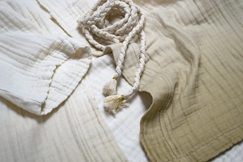 Халат Lotus Home - Nitra muslin green L/XL - фото 7