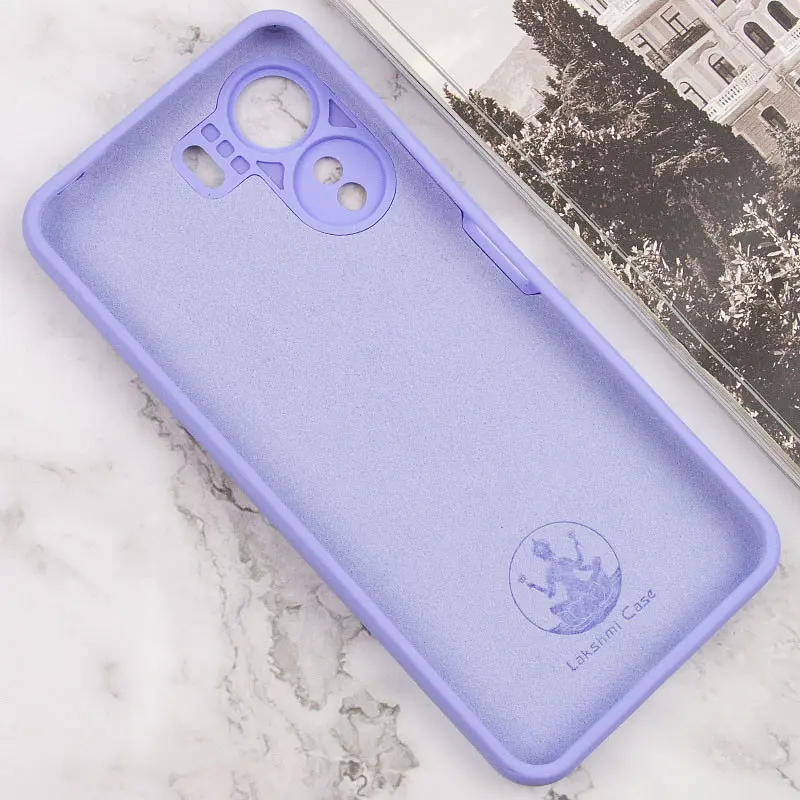 Чохол Lakshmi Silicone Cover Full Camera AAA with Logo для Xiaomi Redmi 13Coco C65 Бузковий/Dasheen - фото 3
