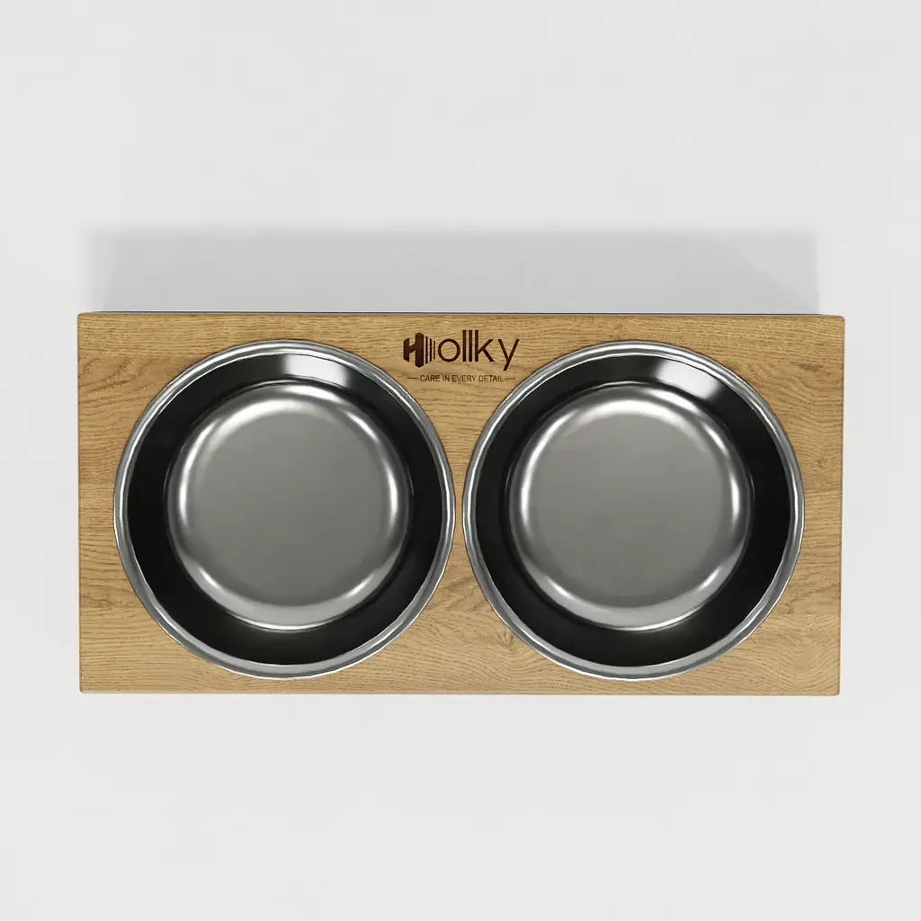 Hollky Base XS — миски на підставці для маленьких собак та котів (2 × 0,25 л) - фото 5