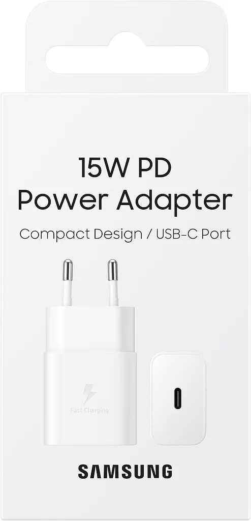 Мережевий зарядний пристрій Samsung 15W PD Power Adapter white (EP-T1510NWEGEU) - фото 4