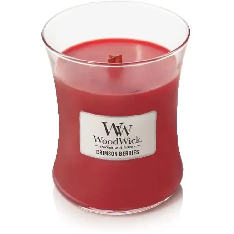 Свеча Woodwick Crimson Berries Medium Рождественские ягоды 275 г (92080E) - фото 2