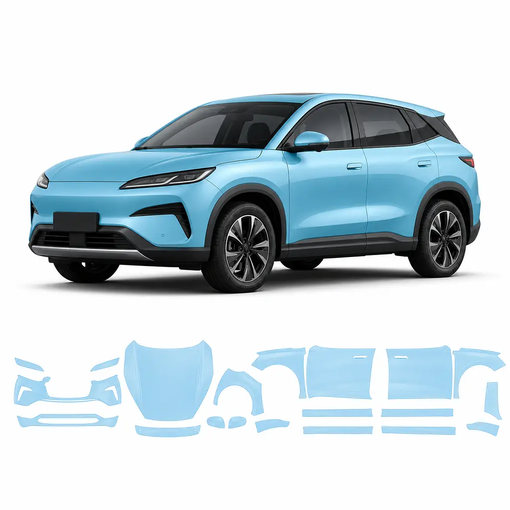 Антигравійна захисна бронеплівка за лекалами для BYD Sealion 05 I 2023- повний кузов