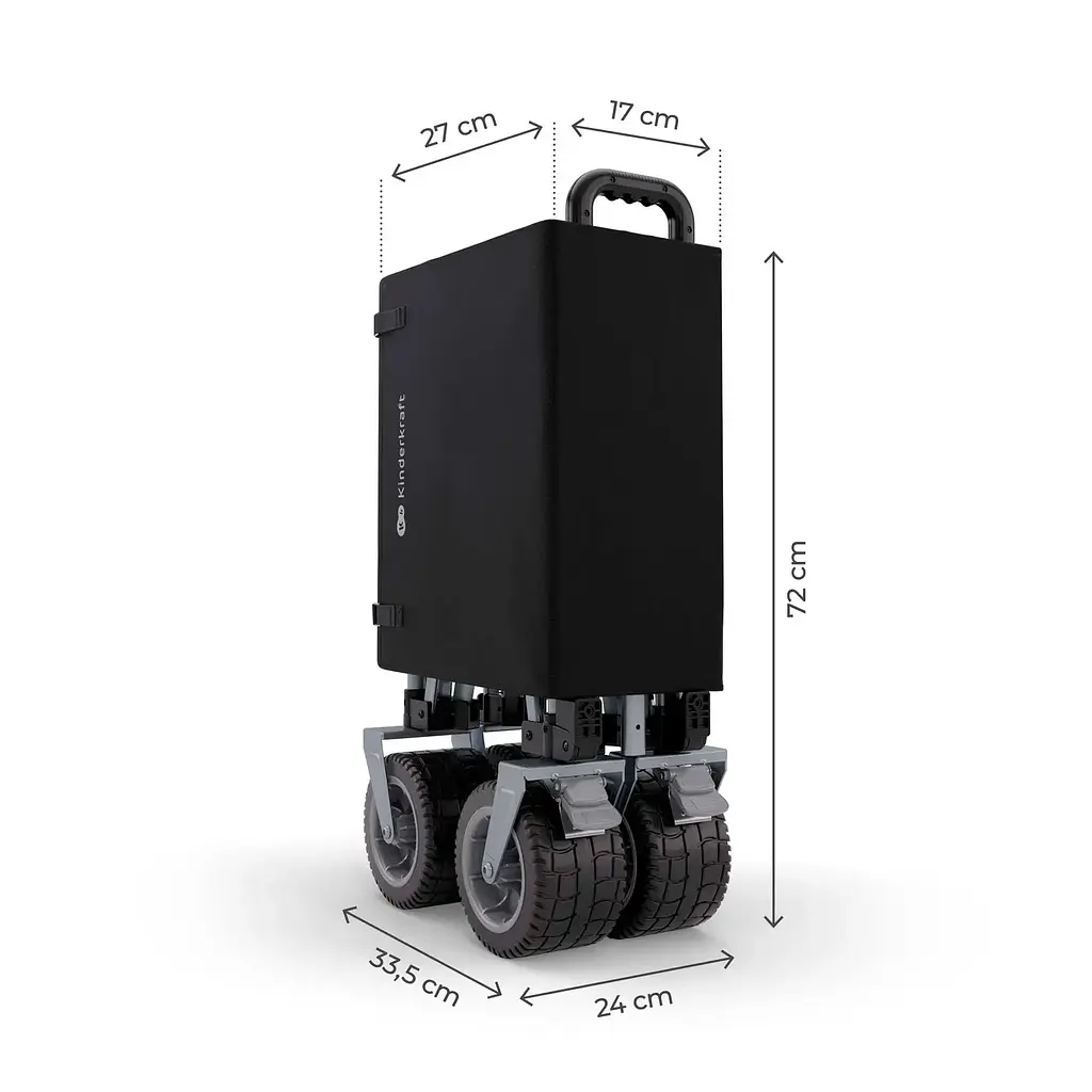 Сложная туристическая тележка Kinderkraft Rollster Mystic Black (KSROLL00BLK0000) - фото 7