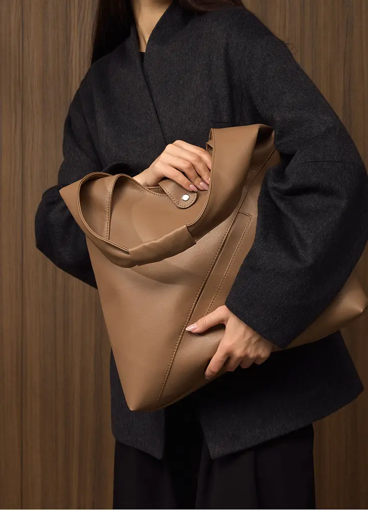 Жіноча сумка Sambag HOBO M кавовий 35 х 40 х 8 см (53200021) - фото 2