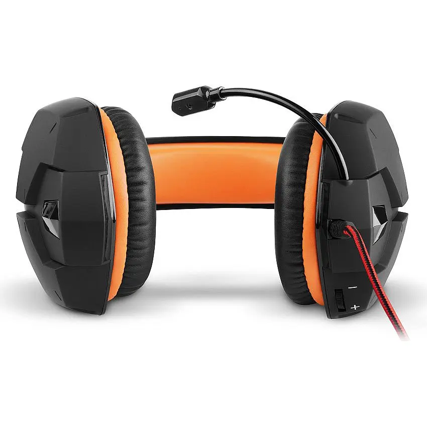 Ігрові навушники REAL-EL GDX-7700 Surround 7.1 Black/Orange (EL124100016) [112563] - фото 6