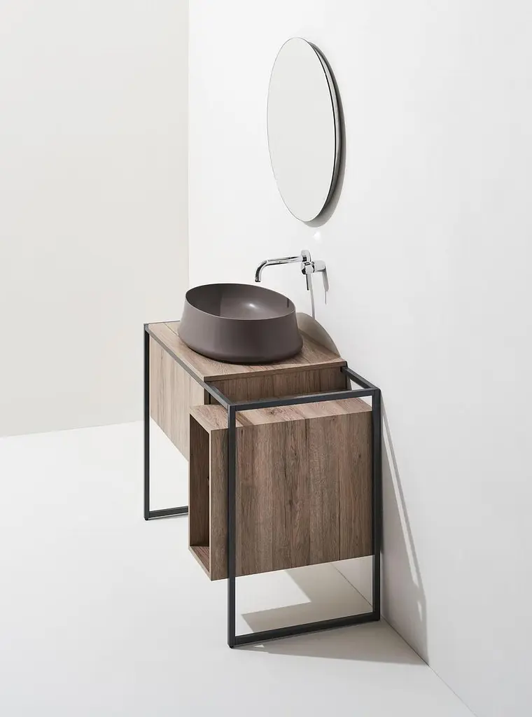 Умивальник Simas Sharp 60x42 см Moka matt (matt) Коричневий SH04MO - фото 2