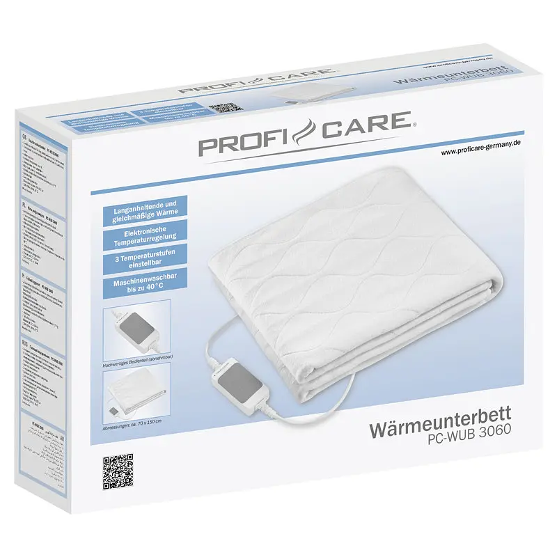 Електропростирадло з підігрівом Profi Care PC-WUB 3060 70х150 см - фото 9