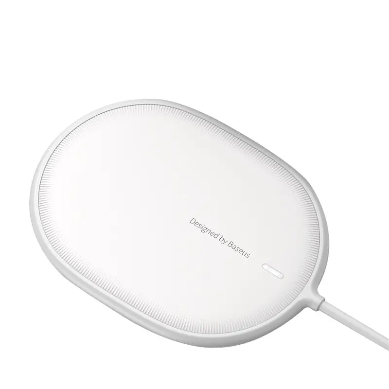 Беспроводное зарядное устройство для Baseus Light Magnetic 15W для iPhone 12 Белый (WXQJ-02) - фото 3