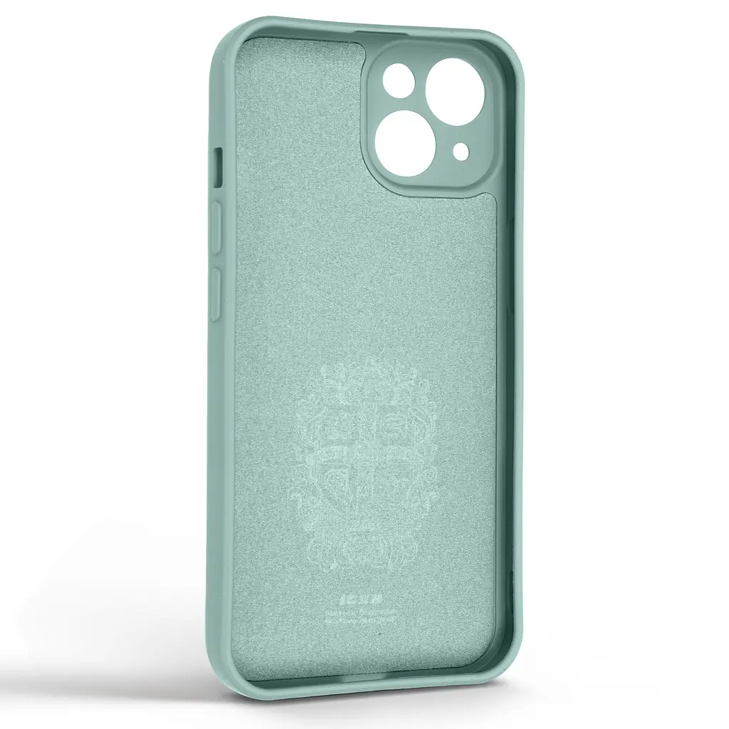 Силиконовый чехол для Apple iPhone 14, Icon Ring, зеленый, панель-накладка, с кольцом-подставкой на 360°, противоударный, возможность использования магнитных держателей, ArmorStandart (ARM68694) - фото 2