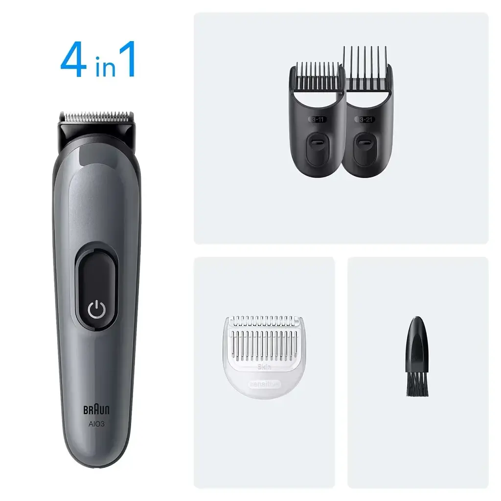 Тример Braun All-in-One Series 3 AIO3500 Gray UA - фото 2