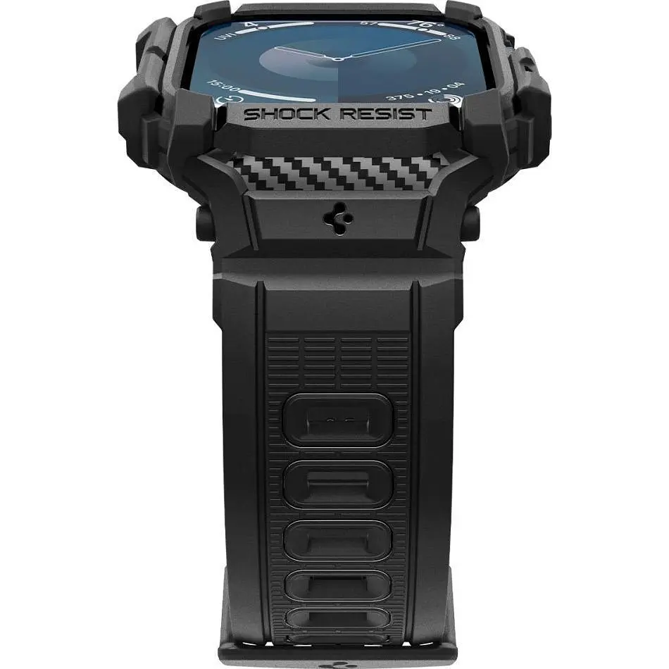 Чохол-ремінець Spigen Rugged Armor Pro для Apple Watch 46mm Matte Black (ACS08604) [149627] - фото 4