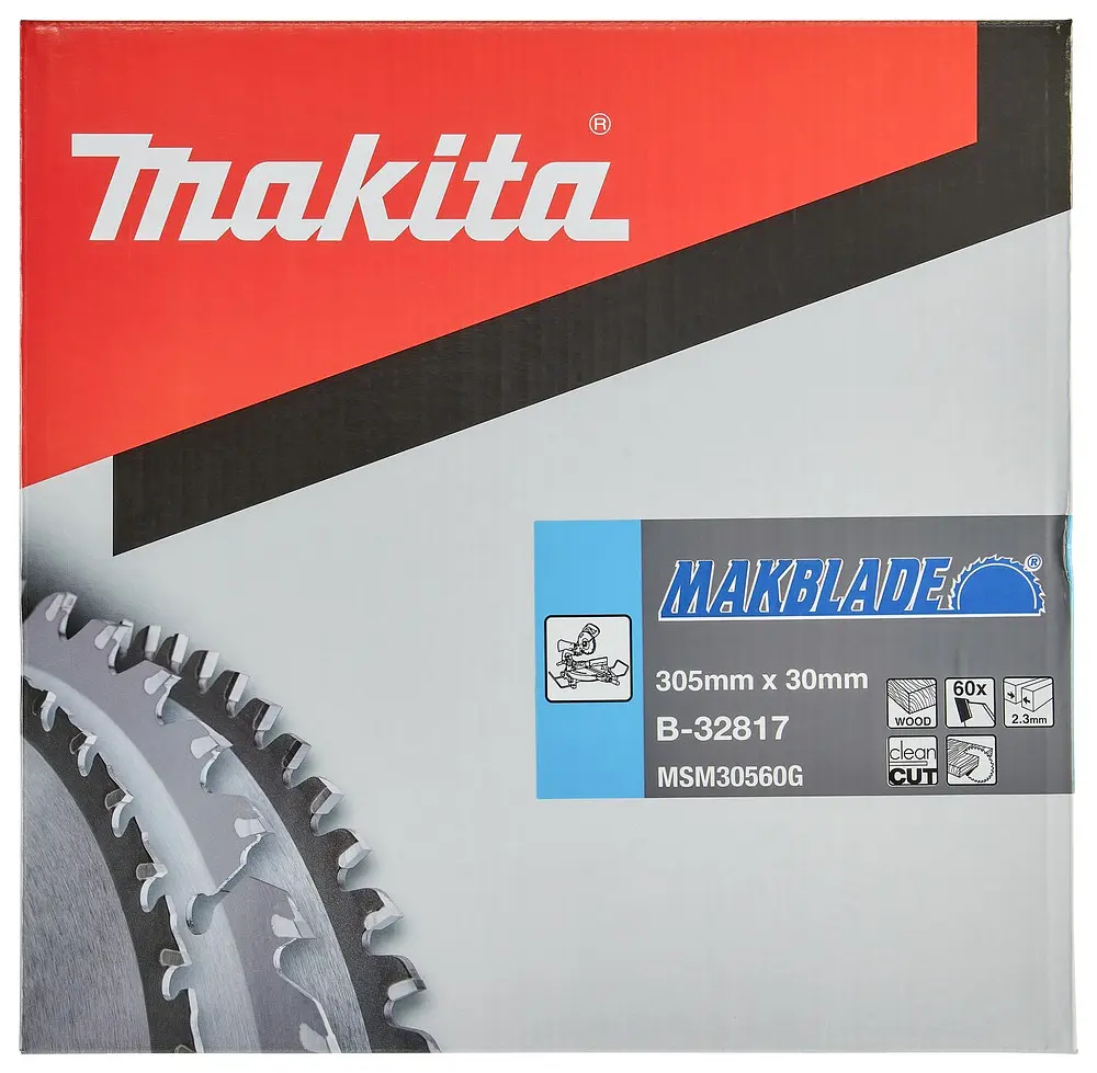 Диск пиляльний по дереву 305х30 мм 60T Makita Makblade B-32817 - фото 4