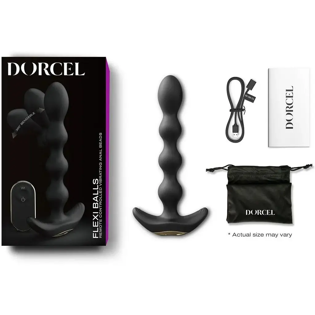 Анальный вибратор-бусы Dorcel Flexi Balls гибкий ствол пульт ДУ - фото 7