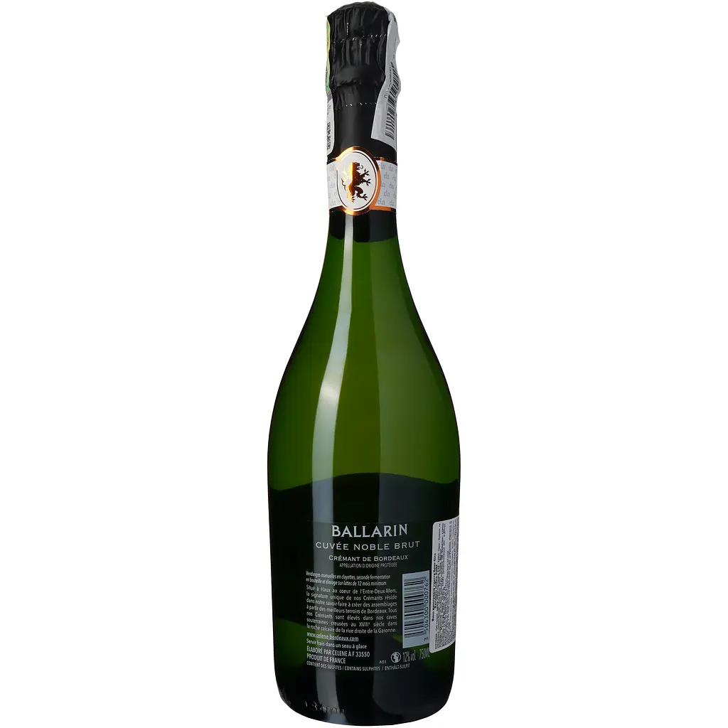 Вино ігристе Ballarin Cuvée Noble White Brut біле брют 12% 0.75 л - фото 3