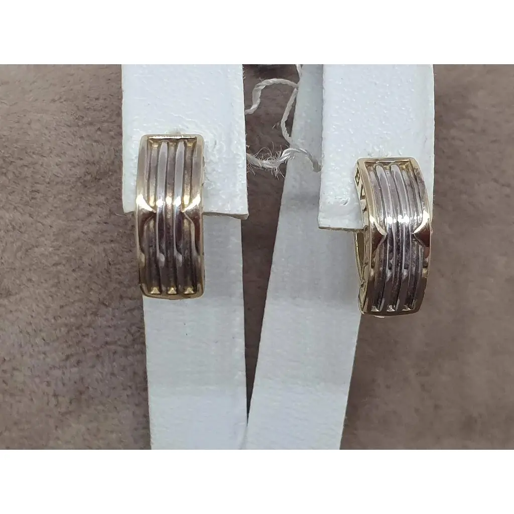 Золотые серьги Империя золота. СБ315ЛИ - фото 4