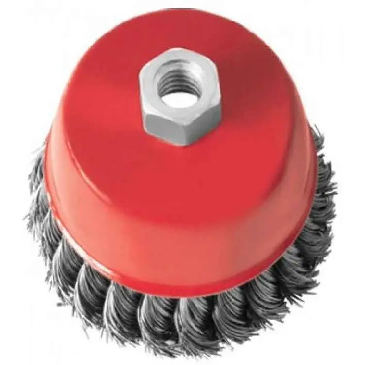 Щітка чашкова INTERTOOL d=125 дротяна (BT-2125)