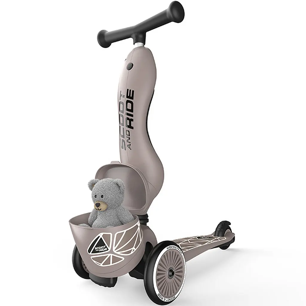 Самокат-трансформер 2 в 1 Scoot and Ride Highwaykick-1 Lifestyle, серый - фото 4
