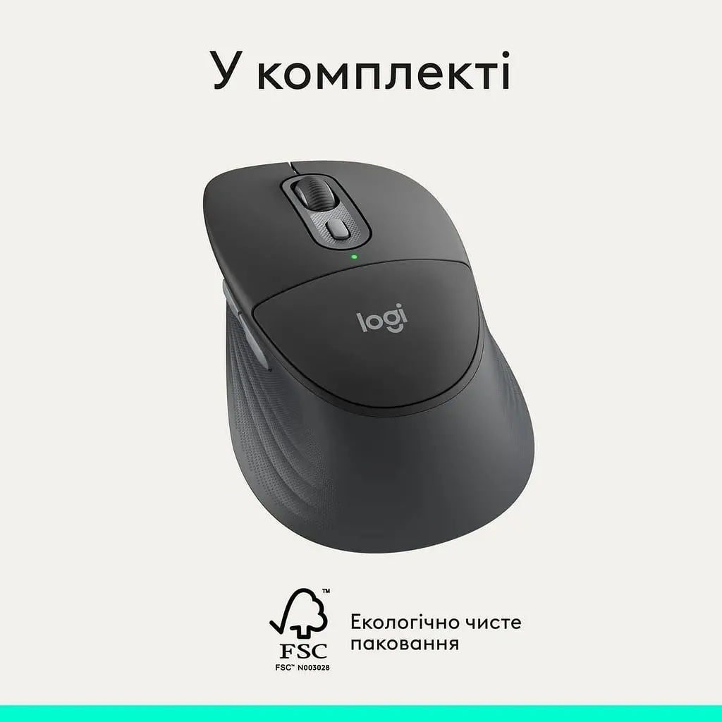 Миша Logitech Signature Comfort Plus M850 L Wireless Mouse Graphite (910-007715) - фото 12