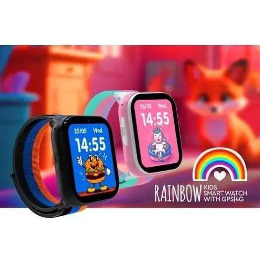 Дитячий смарт-годинник Gelius GP-PK008 (Rainbow) з GPS/4G White - фото 3