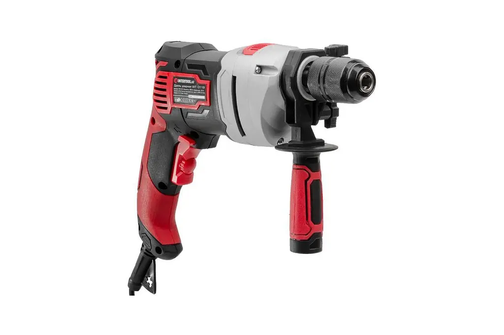 Дрель ударная электрическая Intertool WT-0119 900 Вт - фото 3