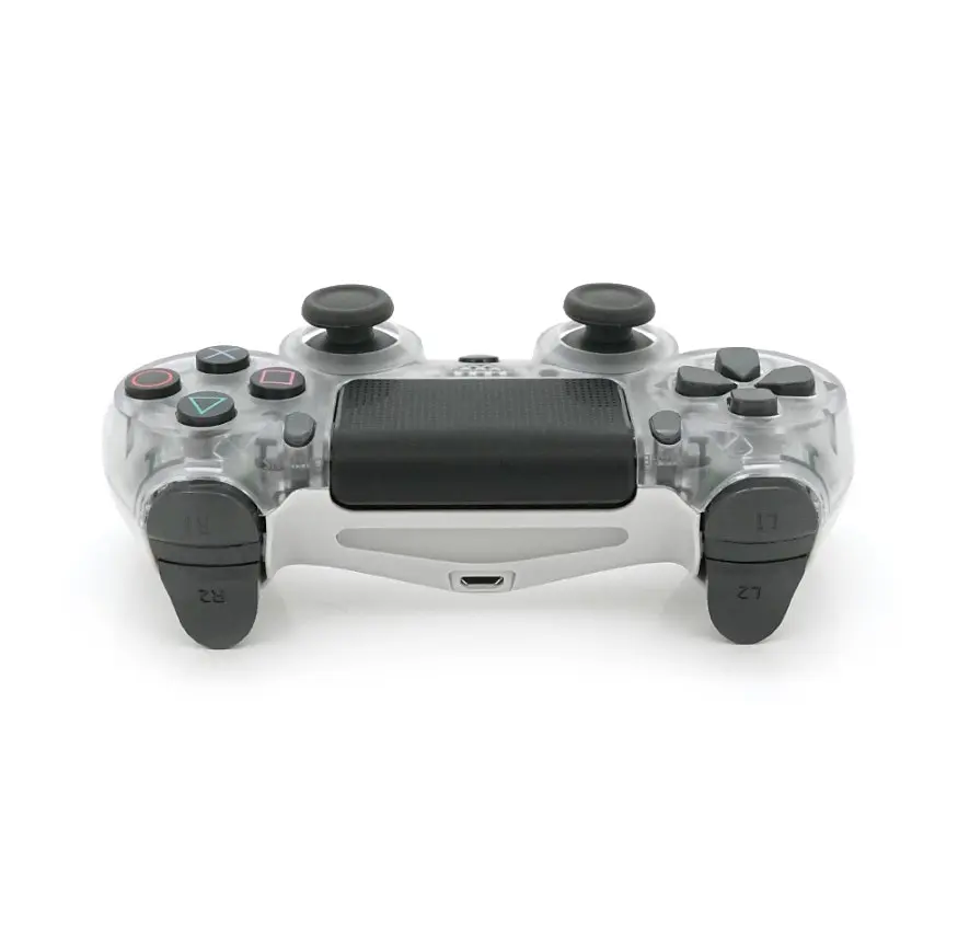 Геймпад джойстик DoubleShock Wireless PS4 Double Motor Vibration DUALSHOCK 4 Transparent-White - фото 2