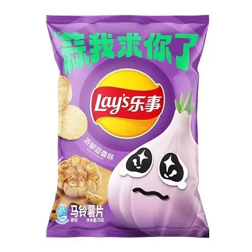 Чіпси Lay's Garlic Flavour китайські 70 г