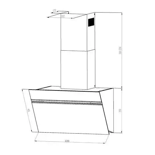 Витяжка Klarstein Alina LED 600 м³/г (10034105) - фото 8