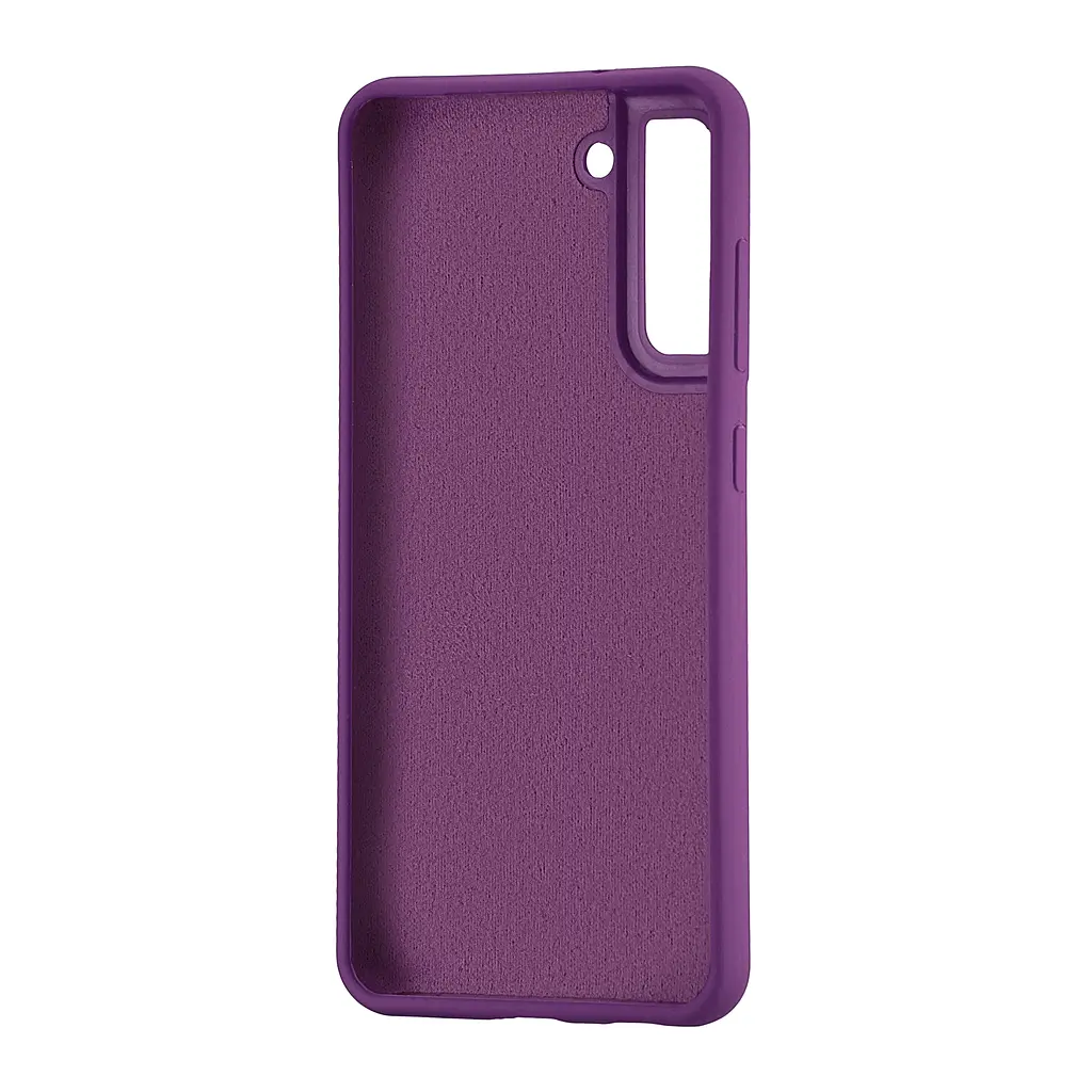 Чохол Silicone Case Samsung S21 FE (G990) Purple - фото 2
