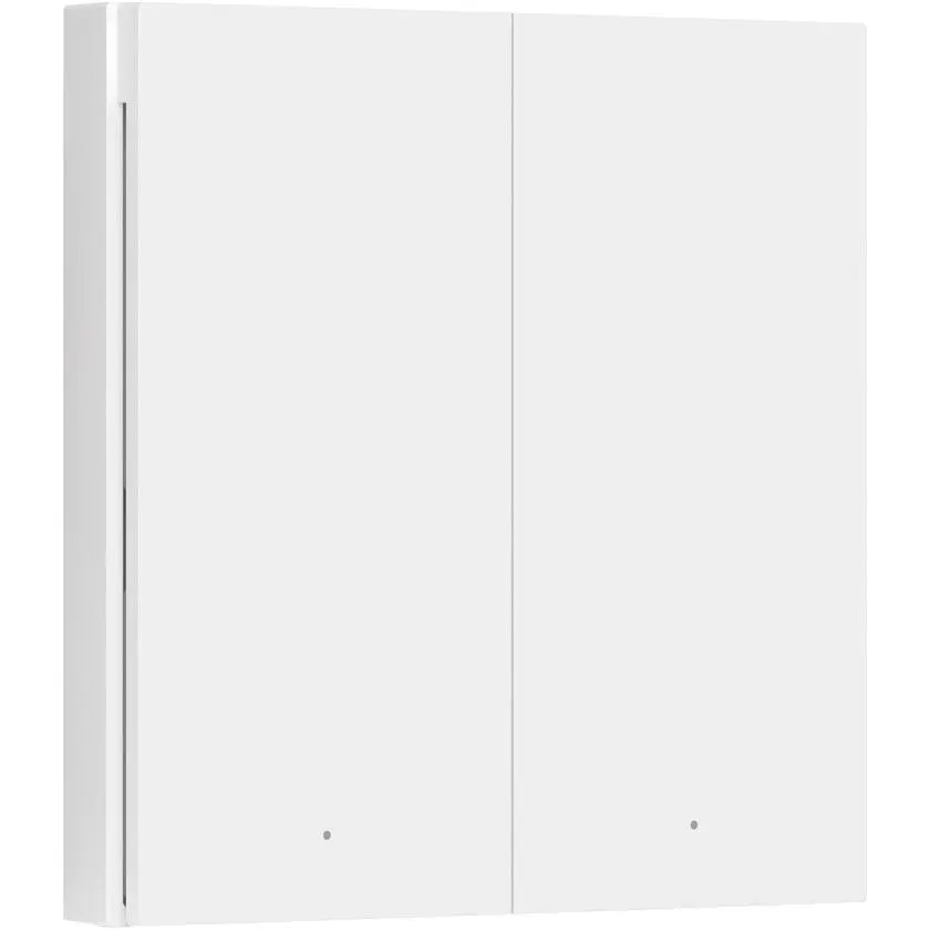 Розумний вимикач Aqara Smart Wall Switch H1 White (без нейтралі, 2 клавіши) (WS-EUK02) Global EU [71676] - фото 3