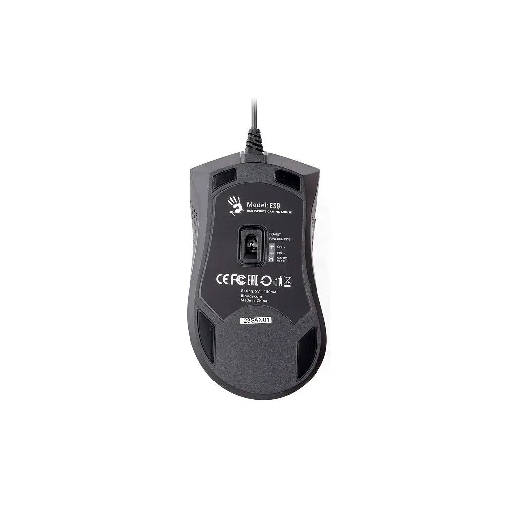 Мышка A4Tech Bloody ES9 Plus USB Black (4711421971515) - фото 5