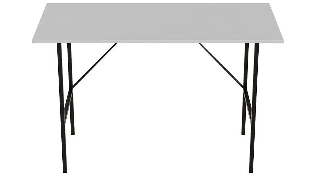 Стіл письмовий Line Тайм Ferrum-decor 750x1000x600 Чорний метал ДСП Біле 16 мм (FRD-104871) - фото 5