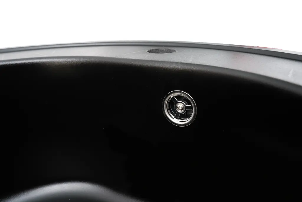 Кам'яна мийка Ventolux Fabia Black Quartz D510x180 мм - фото 4