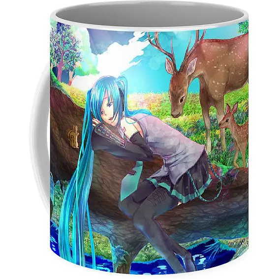 Кухоль GeekLand Hatsune Miku Хатсуне Мікі єднання VC 02.19 330 мл білий - фото 3