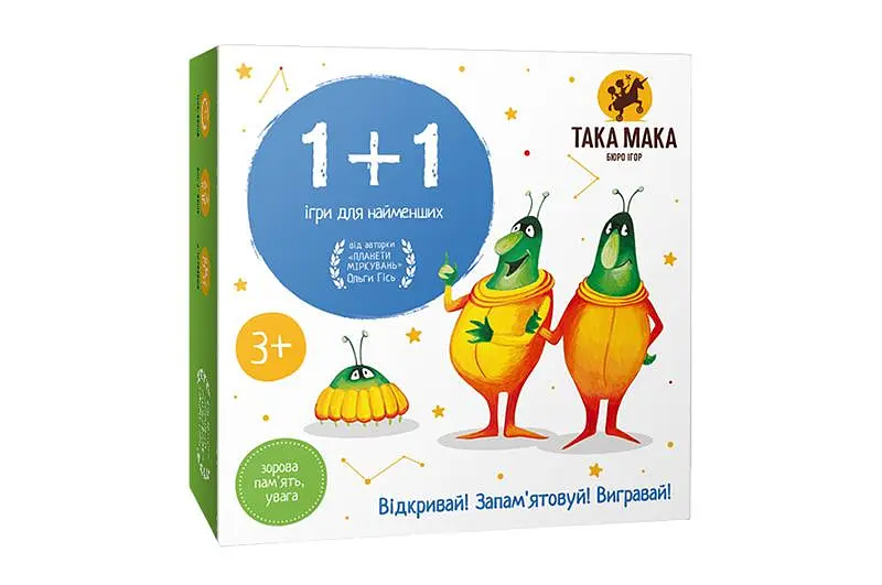 Настільна гра "1+1" 60001-UA ТАКА МАКА