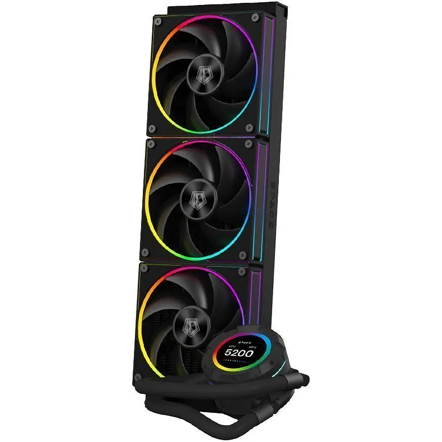 Система водяного охлаждения ID-COOLING Space LCD SL360 Black - фото 2