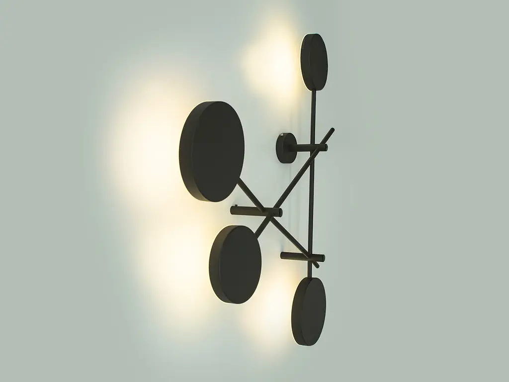 Світильник настінний LED Diasha 8667BK 30W 1650 лм IP20 для коридору вітальні спальні кухні офісу - фото 2