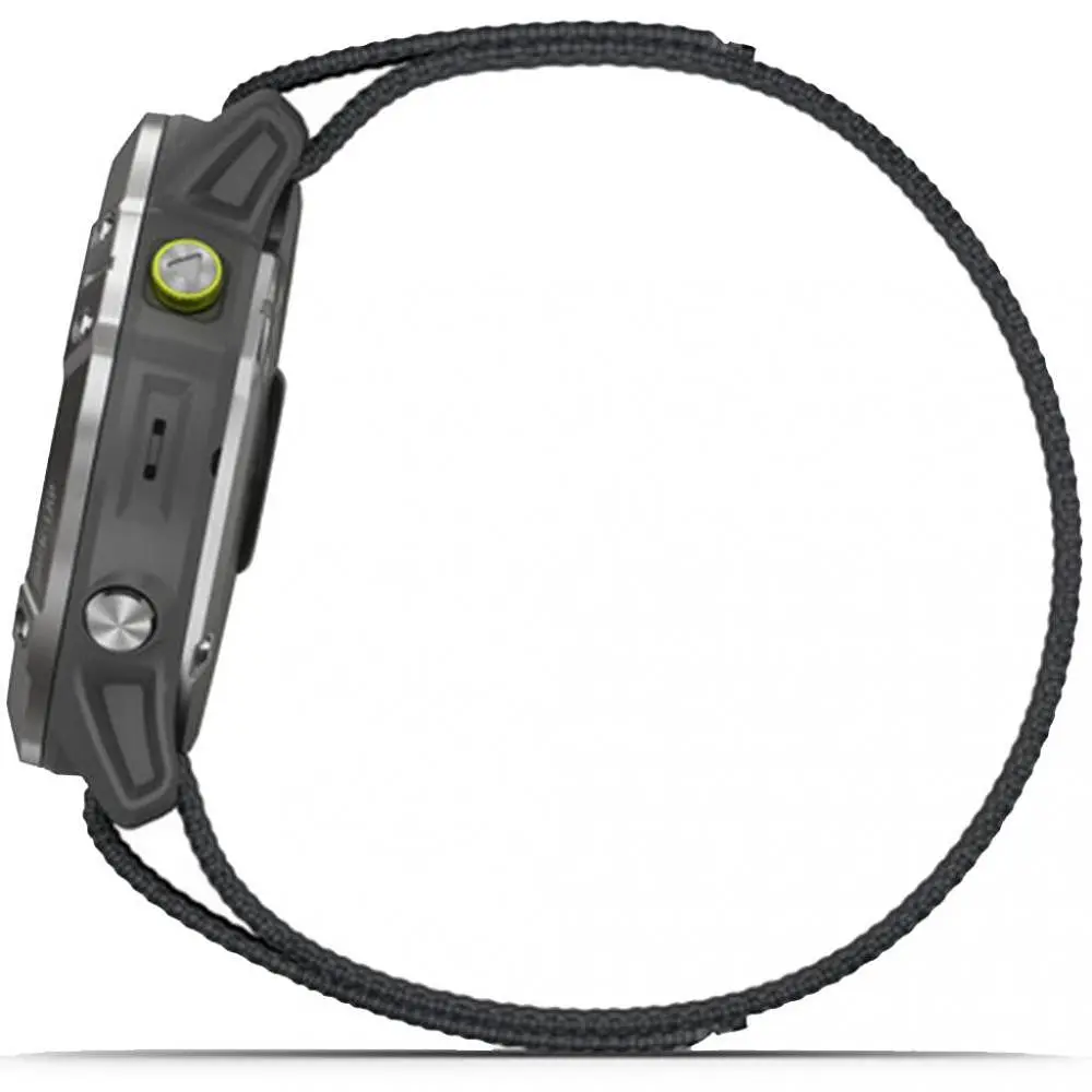 Смарт-годинник Garmin Enduro Steel with Gray UltraFit Nylon Strap (010-02408-00/10) - фото 5