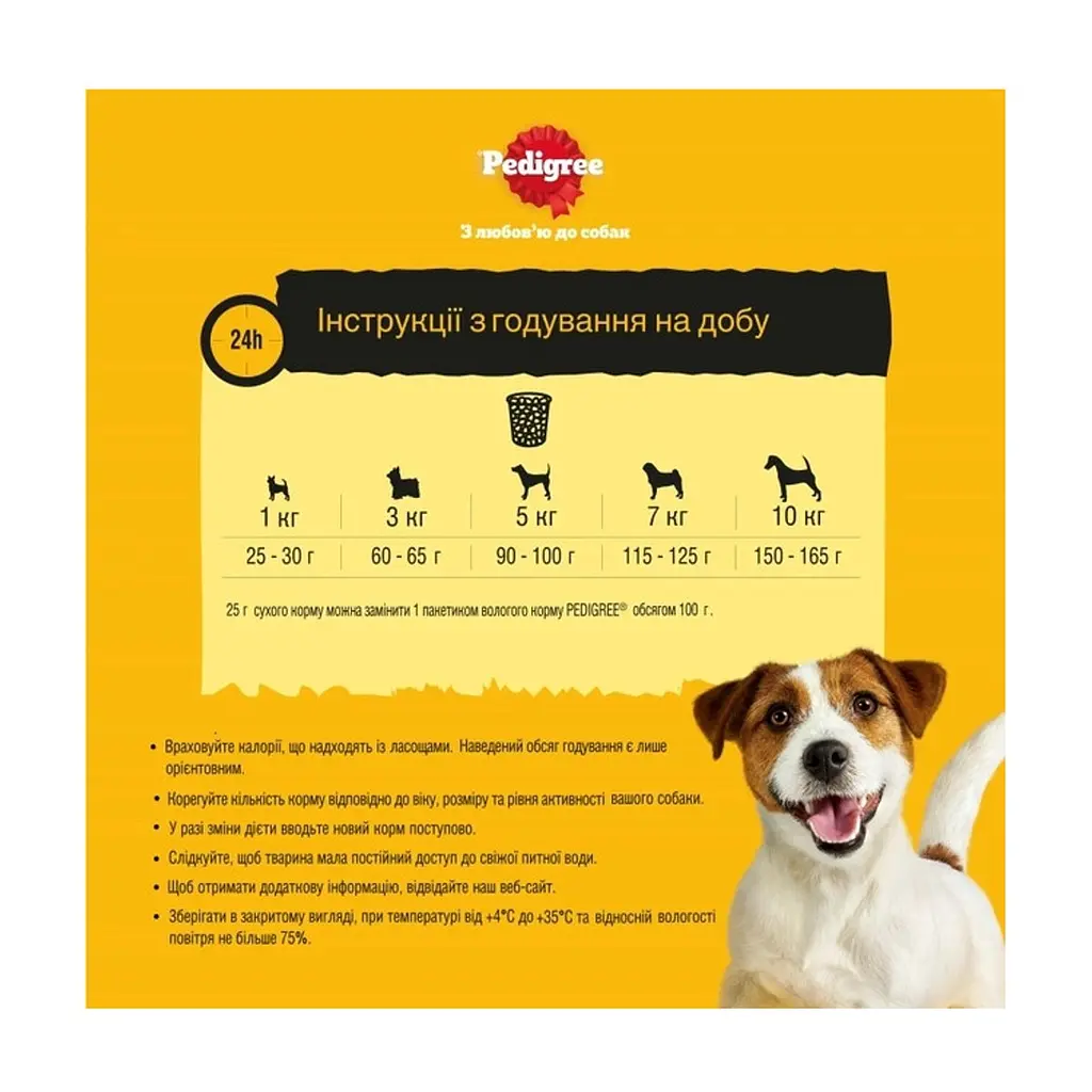 Сухий корм для собак Pedigree для малих порід з птицею та овочами 500 г (5998749143360) - фото 4