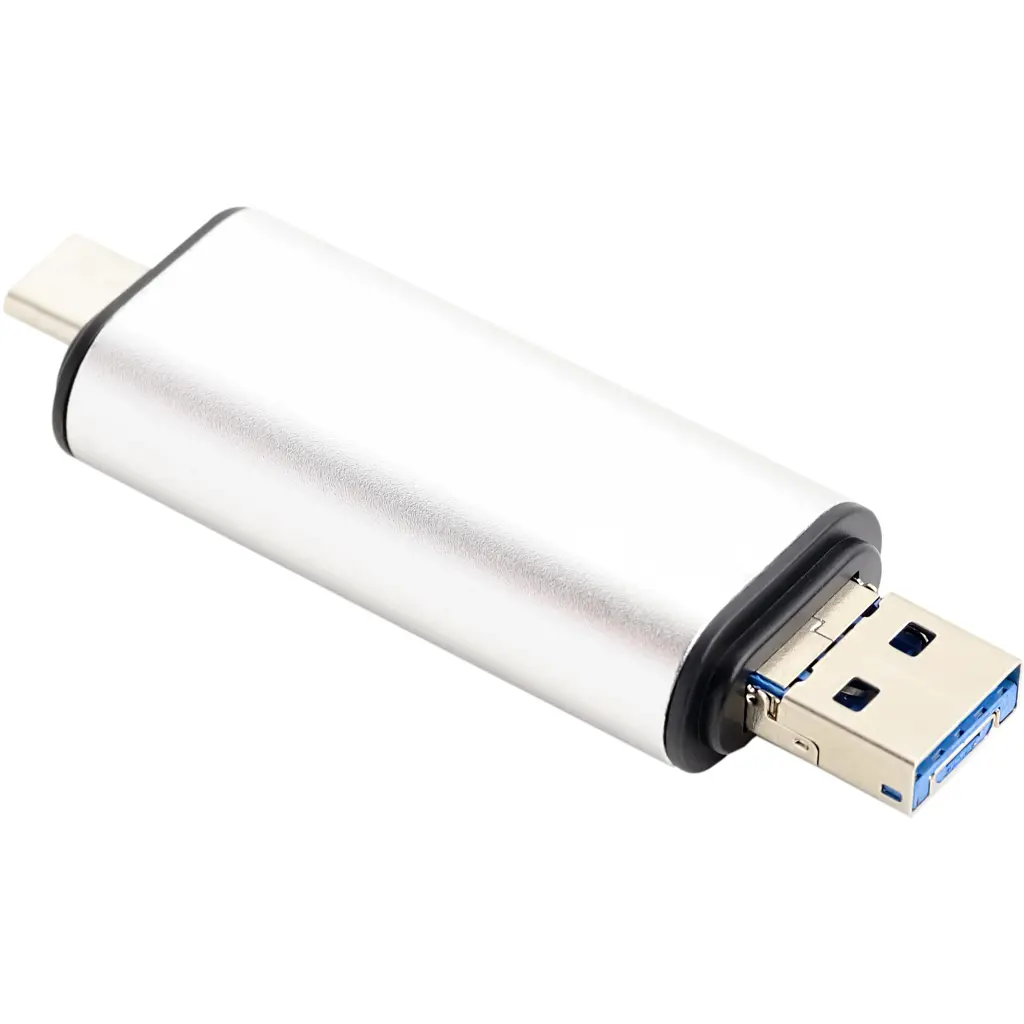 Концентратор XoKo AC-440 Type-C USB 3.0 and MicroUSB/SD Card Reader (XK-AС-440) - фото 3