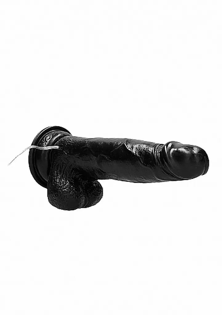 Вибратор RealRock Cock 8quot; 20 см (черный) - фото 6