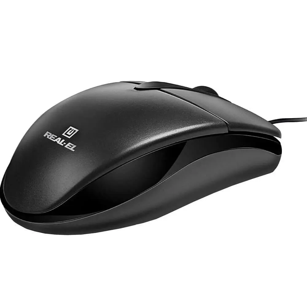 Миша Real-EL RM-211 USB Black (EL123200001) - фото 3