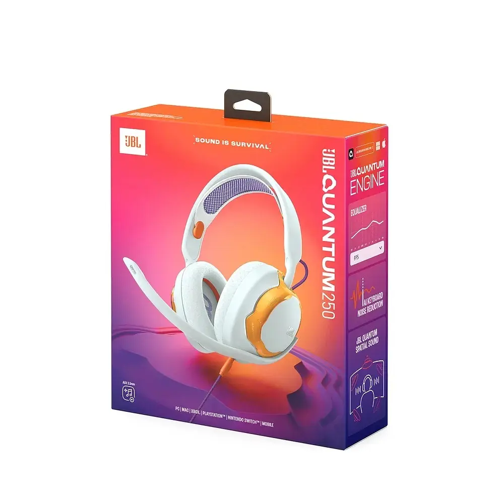 Гарнiтура JBL Quantum 250 Teal (JBLQTUM250TEL) - фото 8