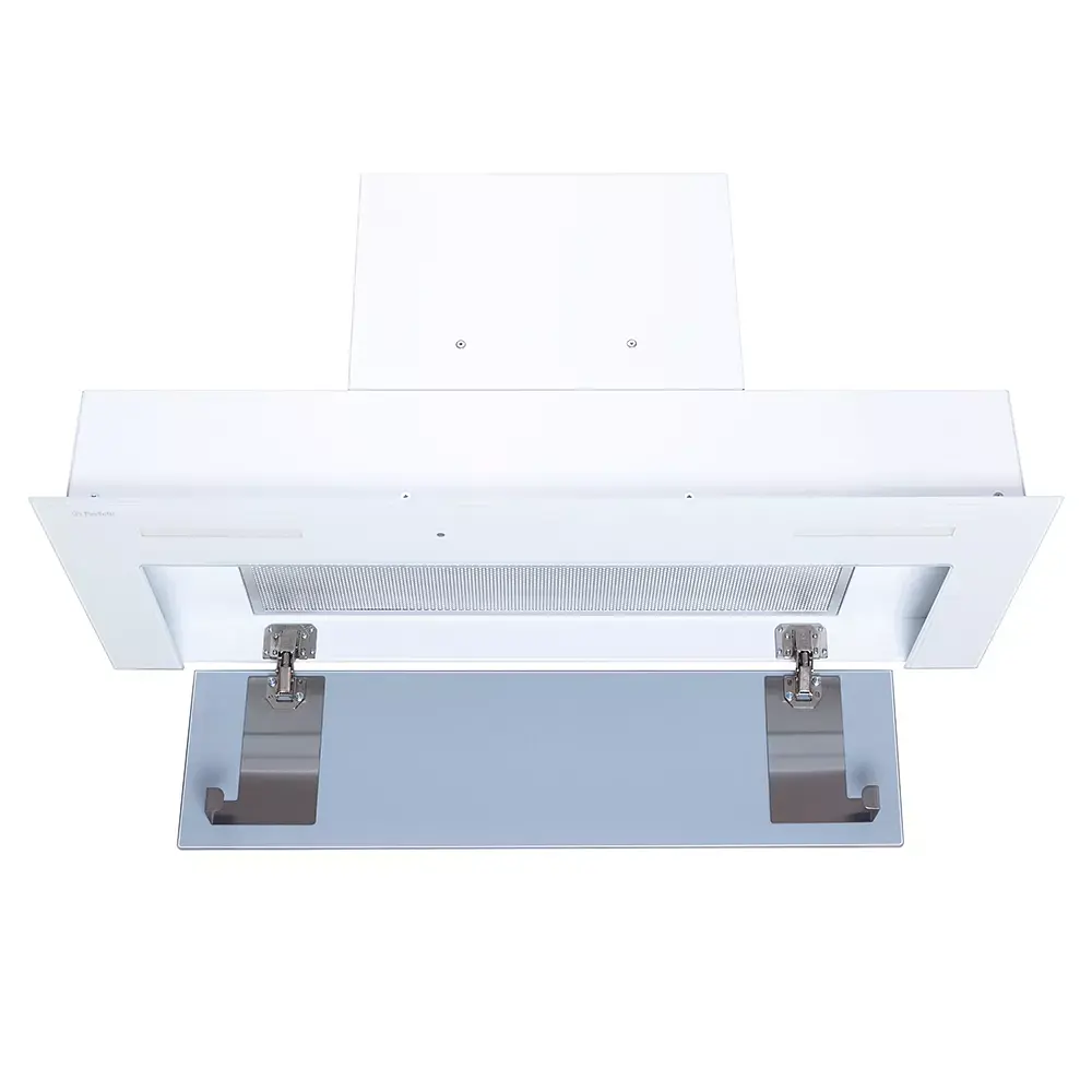 Витяжка повновбудована Perfelli BISP 7873 WH LED Strip GLASS - фото 5