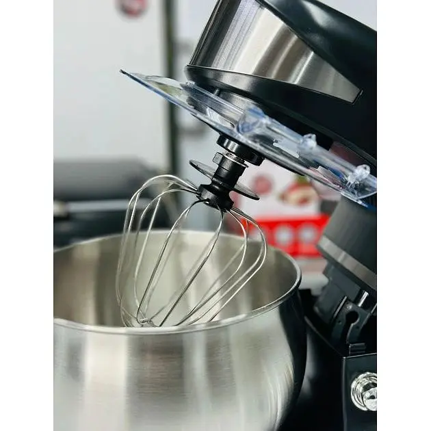 Тістоміс Royalty Line RL-PKM-1600 1600 Вт 6 л 6 швидкостей нержавіюча сталь 3 насадки - фото 6