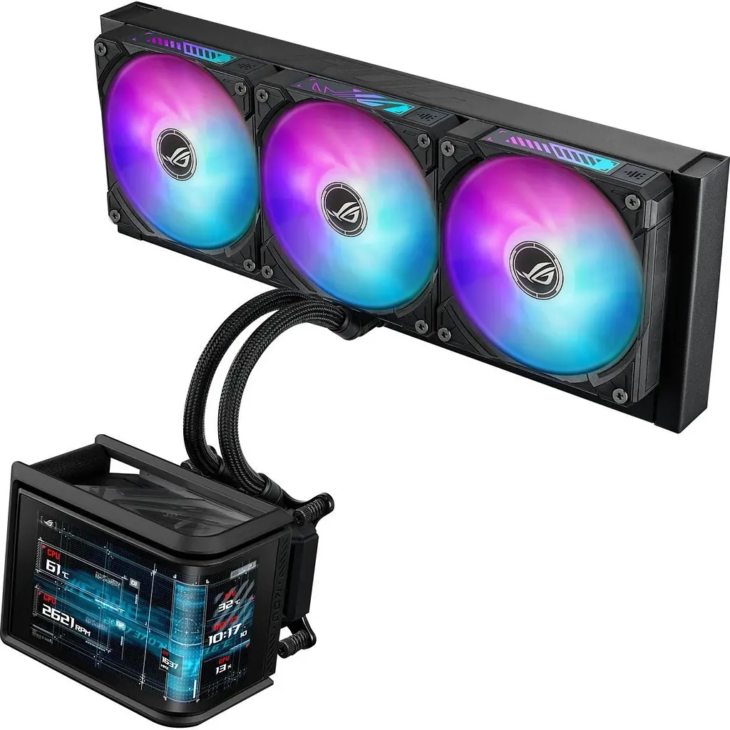 Система водяного охлаждения Asus ROG Ryuo IV SLC 360 ARGB (90RC0151-B0EAY0) - фото 3