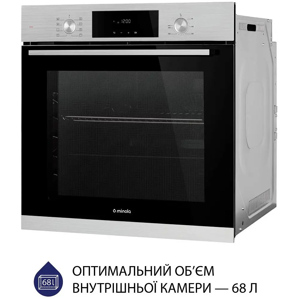 Духовка електрична Minola EOD 6804 Inox - фото 4