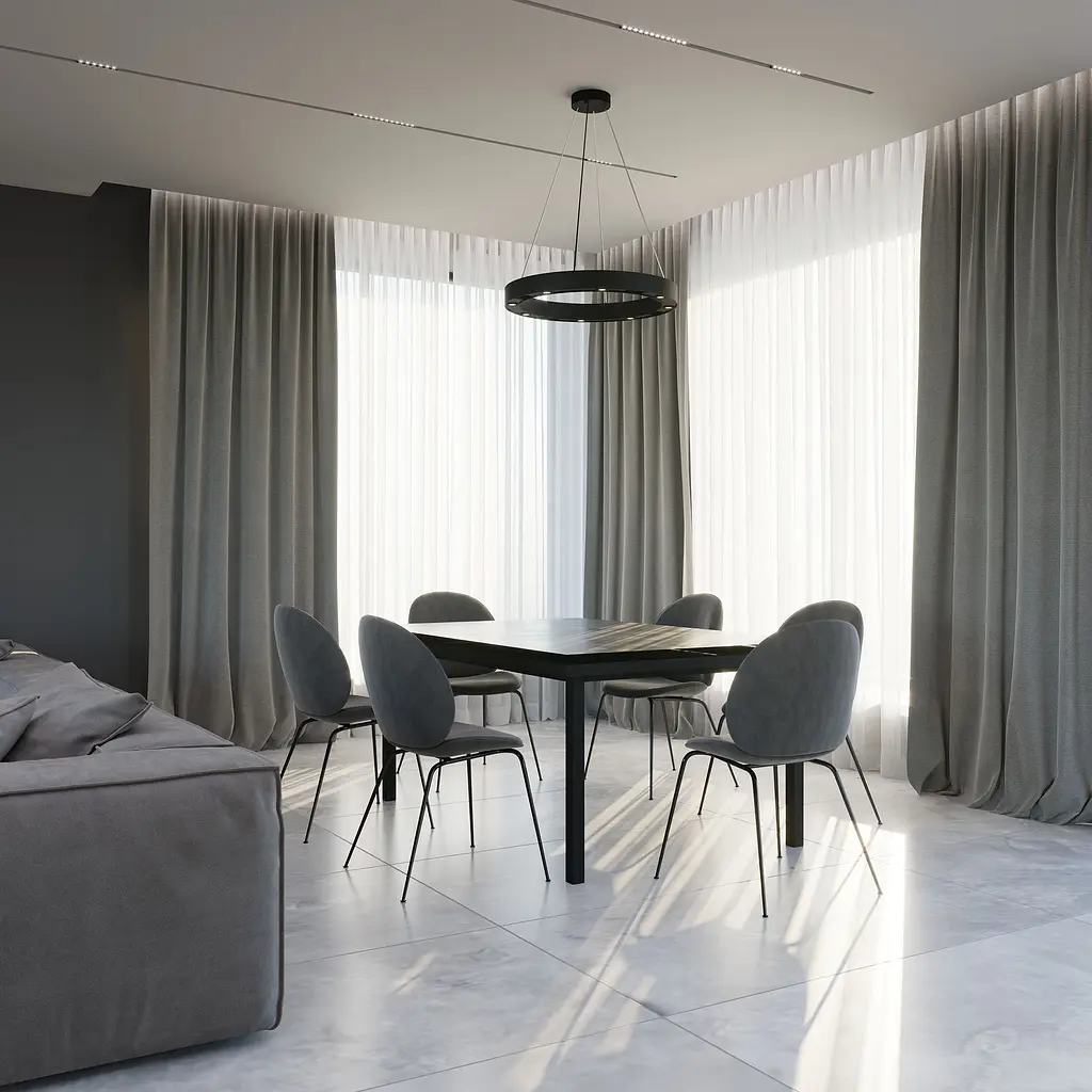 Підвісний світильник Skarlat RHL74110 6x3W BK 4000K - фото 2