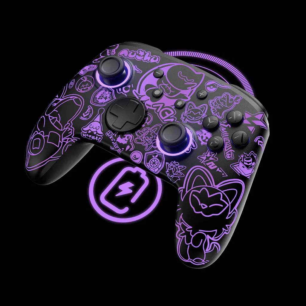 Геймпад FUNLAB Firefly Pro Wireless Switch Controller Violet [109758] - фото 3
