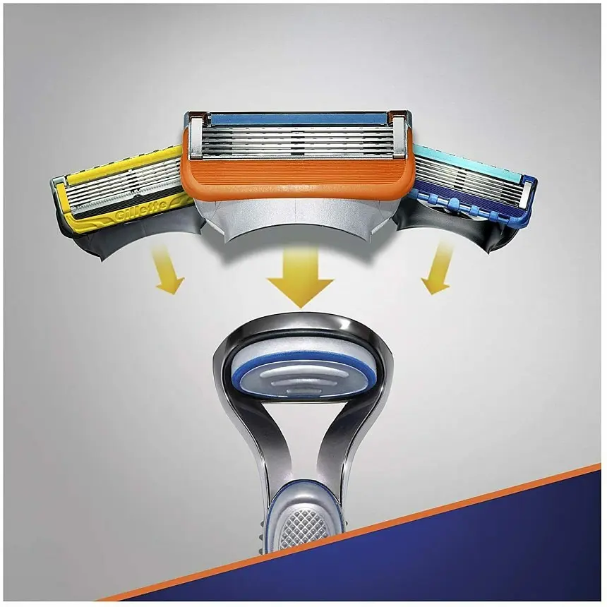 Станок для бритья Gillette Fusion с 11 сменными картриджами - фото 4